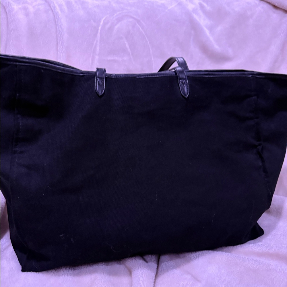 Victoria's Secret Black and Pink Sequin Large Tote - Picture 5 of 6